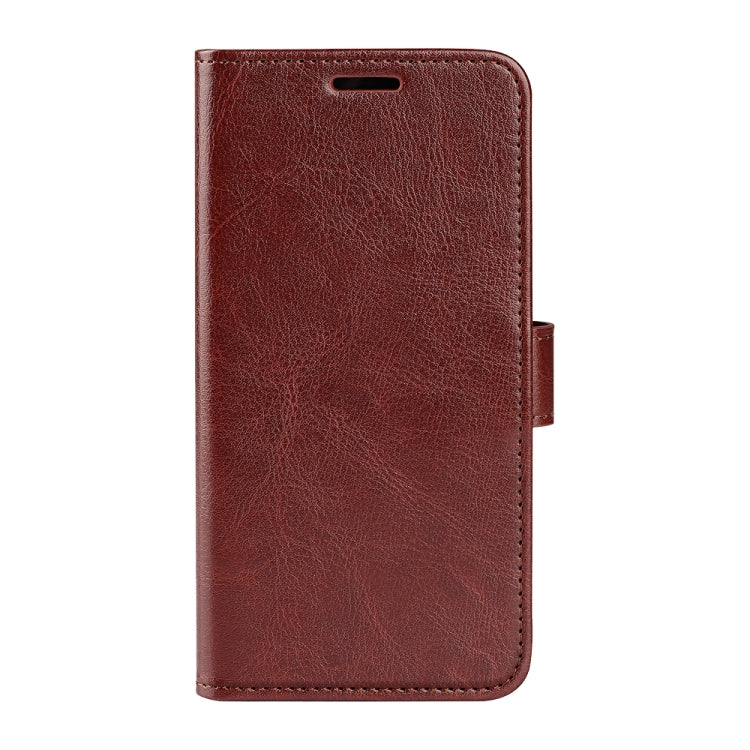 For iPhone 15 Pro R64 Texture Horizontal Flip Leather Phone Case(Brown) - HoMEdemic™ 