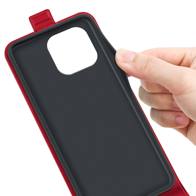 For iPhone 15 Pro R64 Texture Single Vertical Flip Leather Phone Case(Red) - HoMEdemic™ 