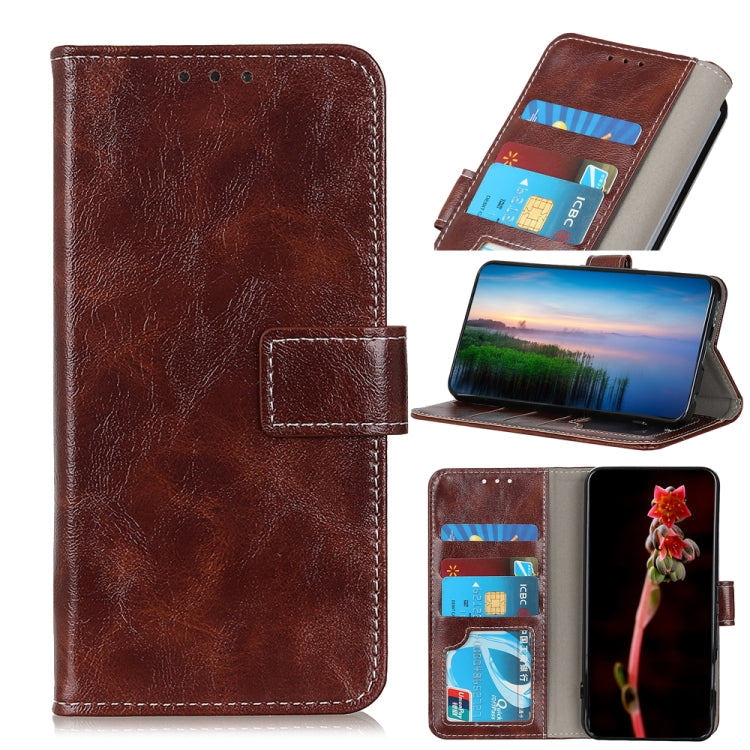 For iPhone 15 Pro Retro Crazy Horse Texture Horizontal Flip Leather Phone Case(Brown) - HoMEdemic™ 