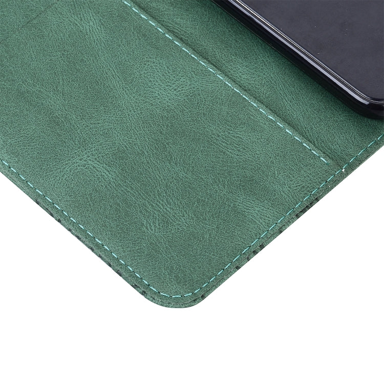 For iPhone 15 Pro Retro Skin Feel Butterflies Embossing Leather Phone Case(Green) - HoMEdemic™ 