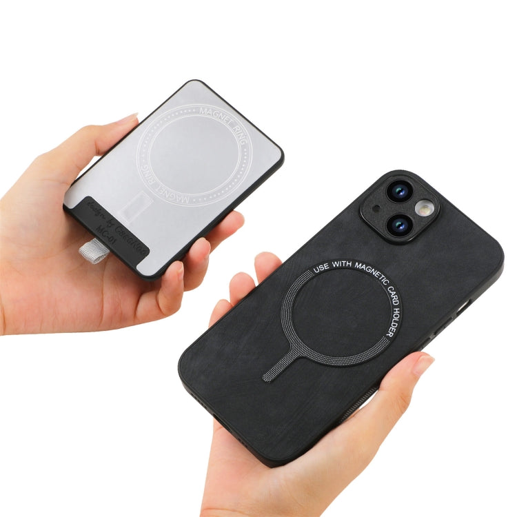 For iPhone 15 Pro Retro Splitable Magnetic Card Bag Leather Phone Case(Black) - HoMEdemic™ 