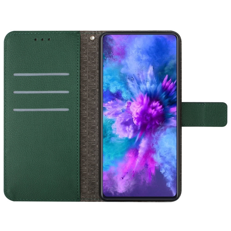 For iPhone 15 Pro Rhombic Grid Texture Leather Phone Case(Green) - HoMEdemic™ 