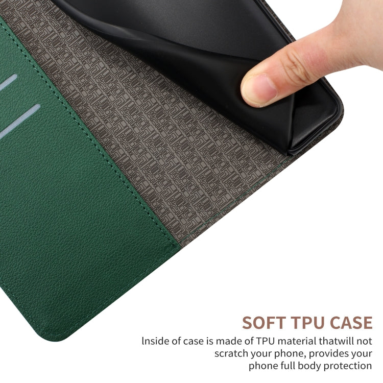 For iPhone 15 Pro Rhombic Grid Texture Leather Phone Case(Green) - HoMEdemic™ 