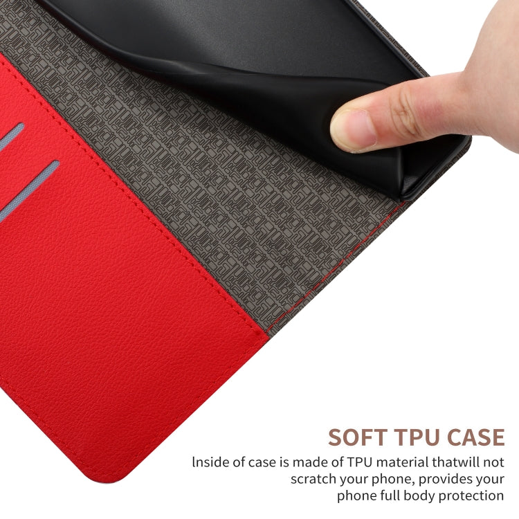 For iPhone 15 Pro Rhombic Grid Texture Leather Phone Case(Red) - HoMEdemic™ 