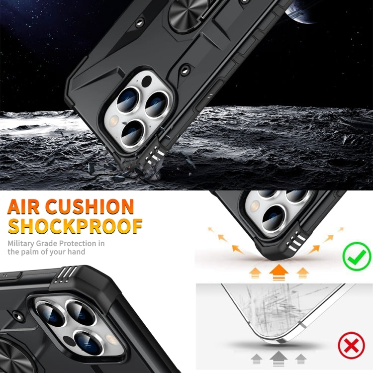 For iPhone 15 Pro Ring Holder Phone Case(Black) - HoMEdemic™ 