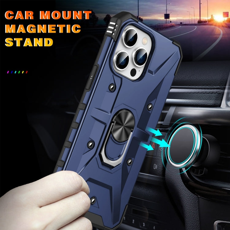 For iPhone 15 Pro Ring Holder Phone Case(Blue) - HoMEdemic™ 