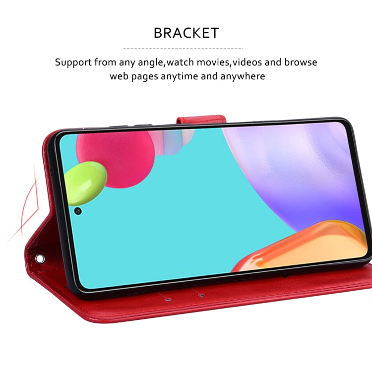 For iPhone 15 Pro Rose Embossed Flip PU Leather Phone Case(Red) - HoMEdemic™ 