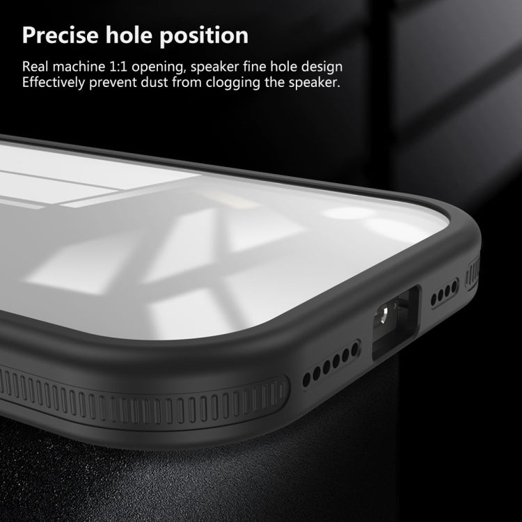 For iPhone 15 Pro Round Camshield TPU Hybrid PC Phone Case(Blue) - HoMEdemic™ 