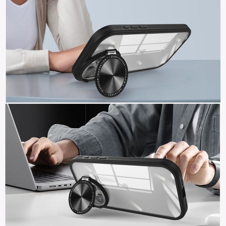 For iPhone 15 Pro Round Camshield TPU Hybrid PC Phone Case(Green) - HoMEdemic™ 