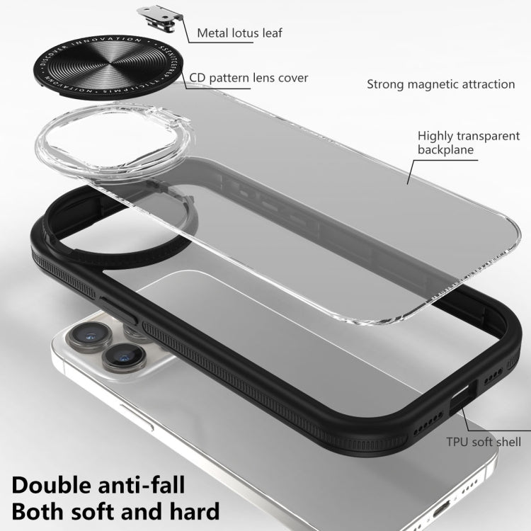 For iPhone 15 Pro Round Camshield TPU Hybrid PC Phone Case(Purple) - HoMEdemic™ 
