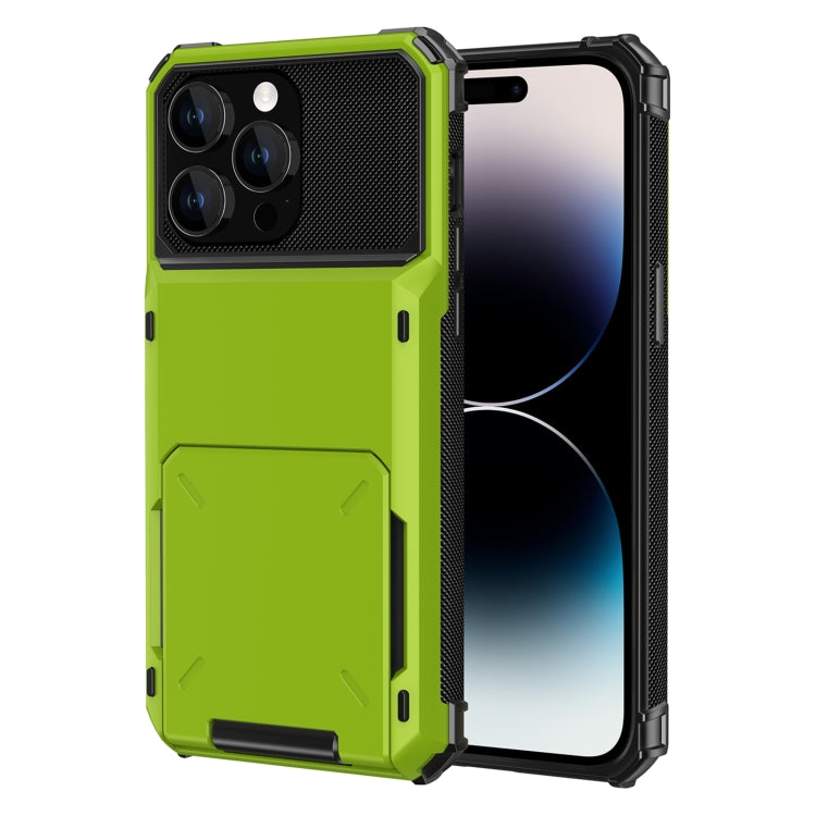 For iPhone 15 Pro Scratch-Resistant Shockproof Heavy Duty Rugged Armor Phone Case(Green) - HoMEdemic™ 