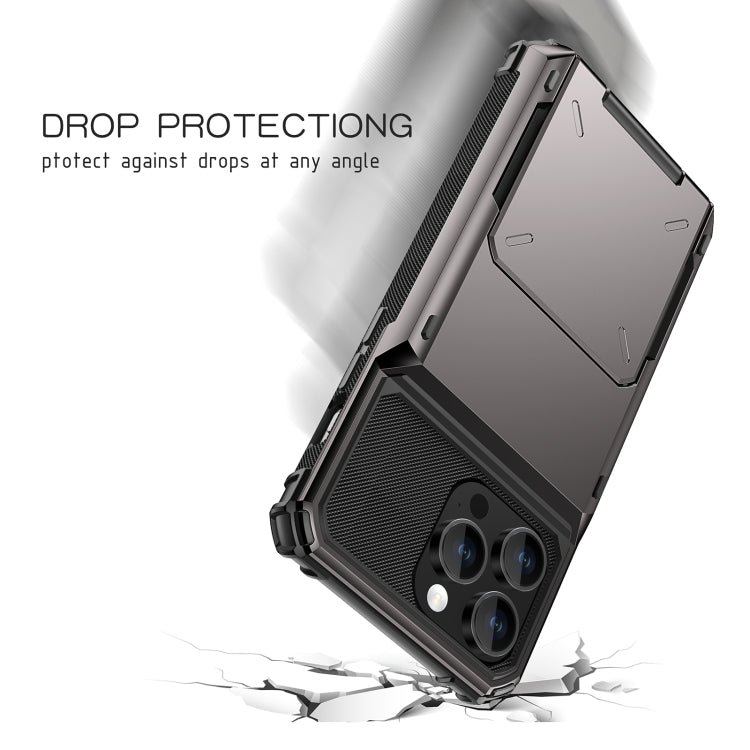 For iPhone 15 Pro Scratch-Resistant Shockproof Heavy Duty Rugged Armor Phone Case(Purple) - HoMEdemic™ 