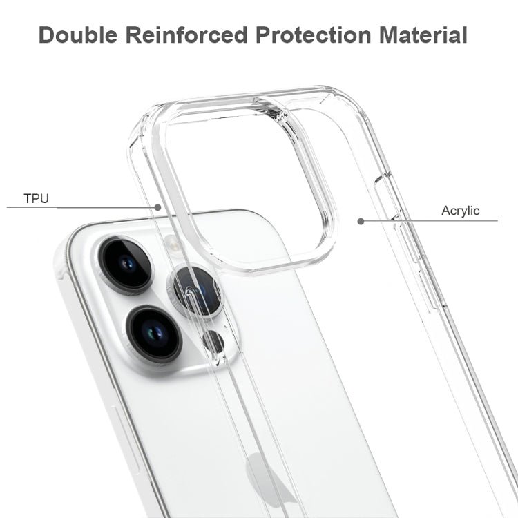 For iPhone 15 Pro Scratchproof Acrylic TPU Phone Case(Black) - HoMEdemic™ 