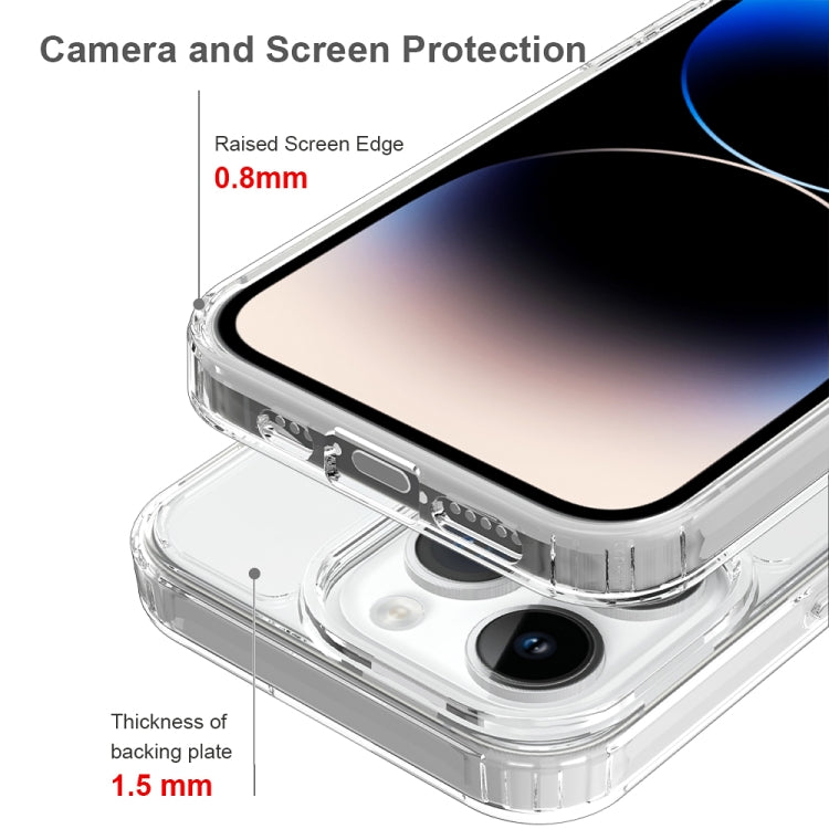 For iPhone 15 Pro Scratchproof Acrylic TPU Phone Case(Black) - HoMEdemic™ 