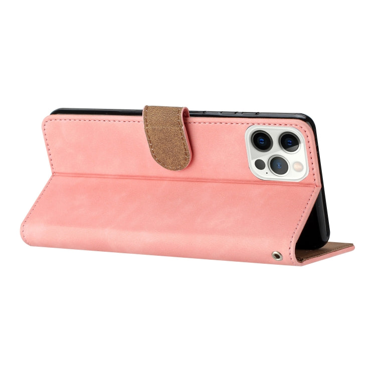 For iPhone 15 Pro Seven Butterflies Embossed Leather Phone Case(Pink) - HoMEdemic™ 