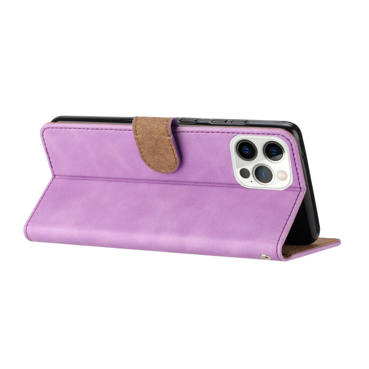 For iPhone 15 Pro Seven Butterflies Embossed Leather Phone Case(Purple) - HoMEdemic™ 