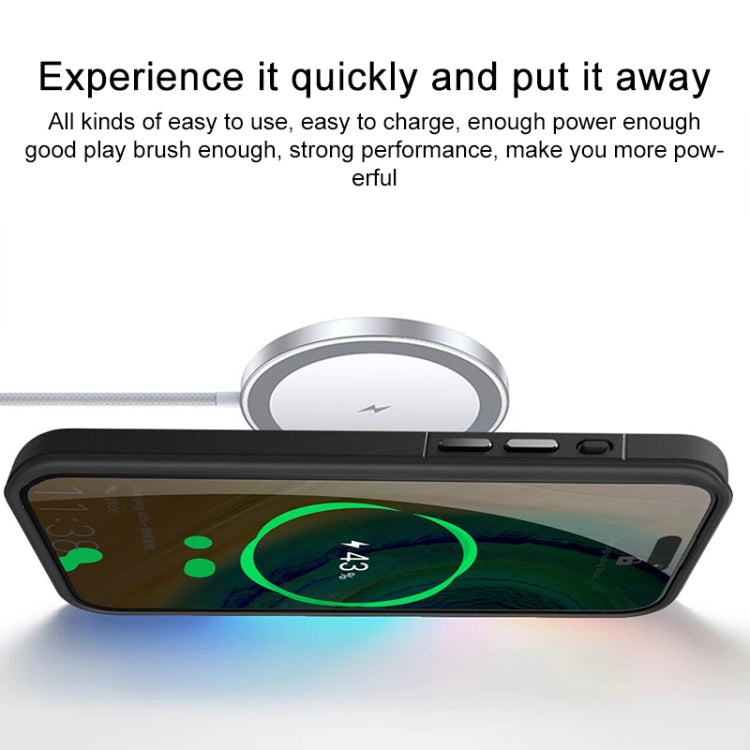 For iPhone 15 Pro Shield Armor MagSafe Holder Phone Case(Deep Purple) - HoMEdemic™ 