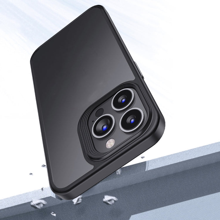 For iPhone 15 Pro Shield Frosted Skin Feel Phone Case(Blue) - HoMEdemic™ 