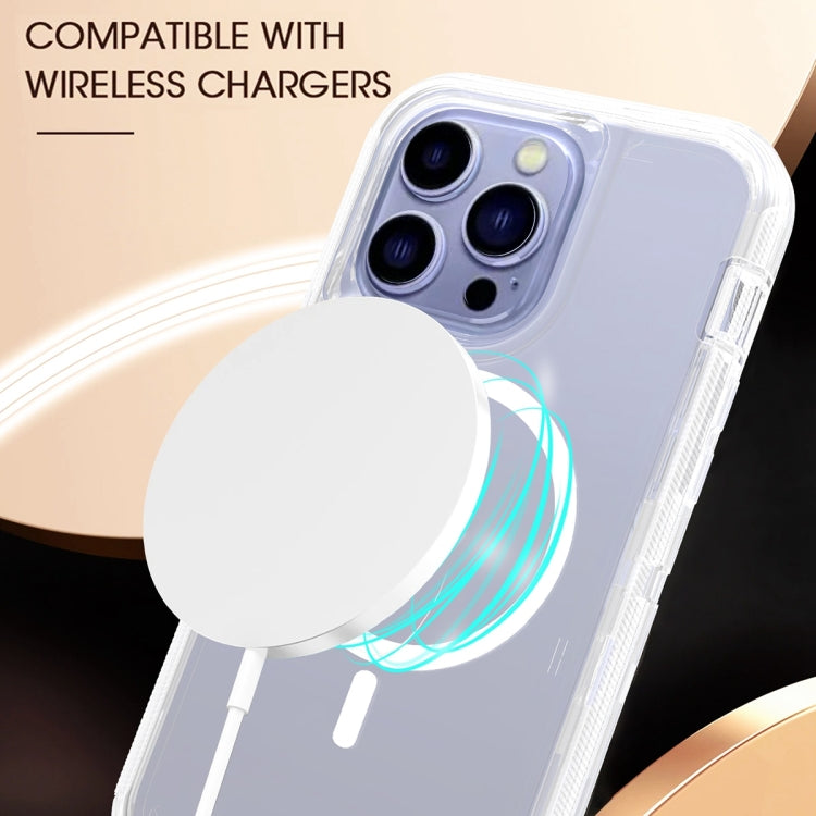 For iPhone 15 Pro Shockproof MagSafe Magnetic Phone Case(Transparent) - HoMEdemic™ 