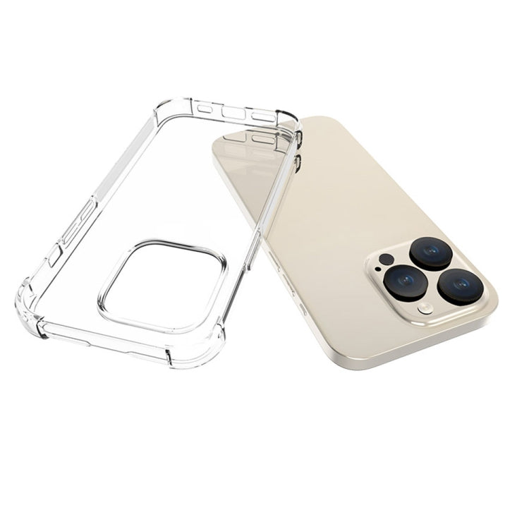 For iPhone 15 Pro Shockproof Non-slip Thickening TPU Phone Case(Transparent) - HoMEdemic™ 