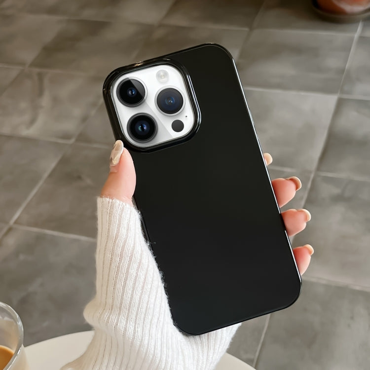 For iPhone 15 Pro Shockproof Solid Color TPU Phone Case(Black) - HoMEdemic™ 