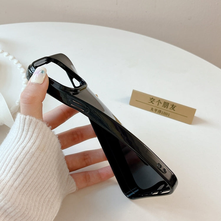 For iPhone 15 Pro Shockproof Solid Color TPU Phone Case(Black) - HoMEdemic™ 