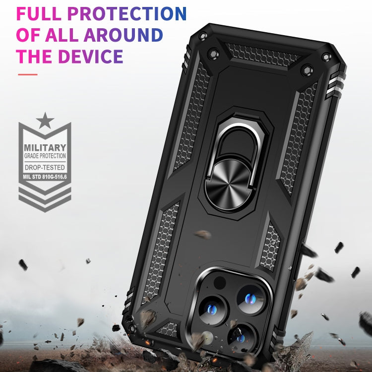 For iPhone 15 Pro Shockproof TPU + PC Phone Case with Holder(Black) - HoMEdemic™ 