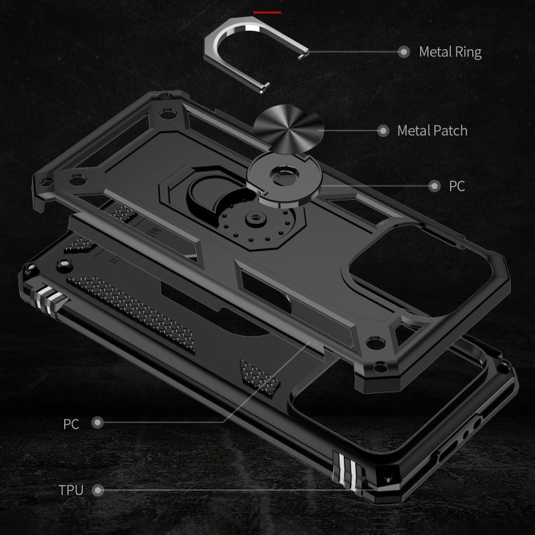 For iPhone 15 Pro Shockproof TPU + PC Phone Case with Holder(Black) - HoMEdemic™ 