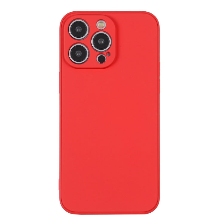For iPhone 15 Pro Silicone Phone Case with Wrist Strap(Red) - HoMEdemic™ 