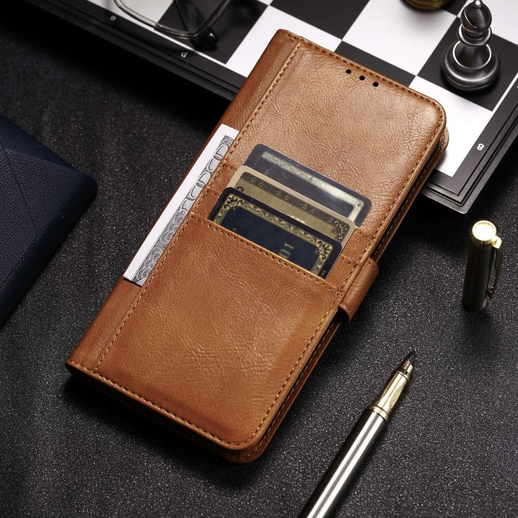 For iPhone 15 Pro Simple 6-Card Wallet Leather Phone Case(Brown) - HoMEdemic™ 