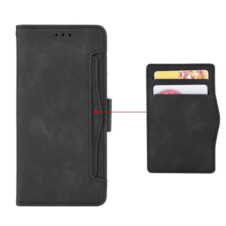 For iPhone 15 Pro Skin Feel Calf Texture Card Slots Leather Phone Case(Black) - HoMEdemic™ 