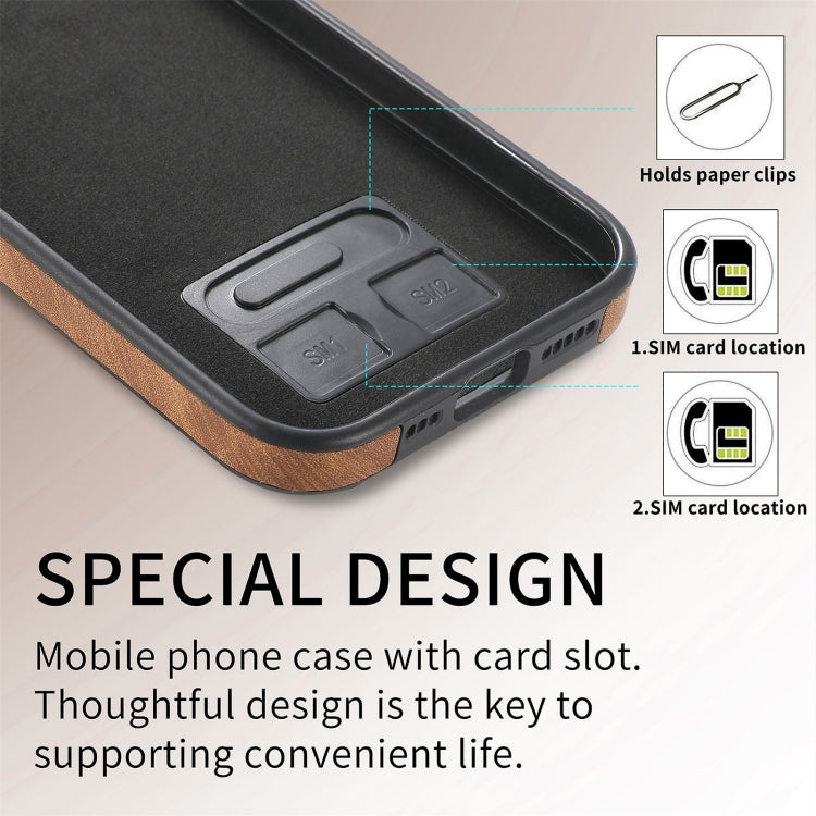 For iPhone 15 Pro Skin-Feel Electroplating TPU Shockproof Phone Case(Brown) - HoMEdemic™ 