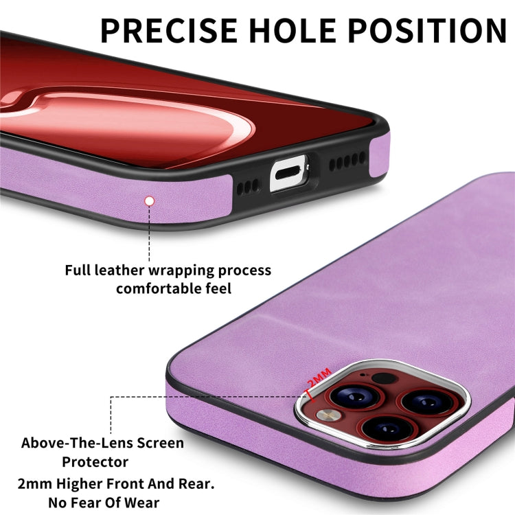 For iPhone 15 Pro Skin-Feel Electroplating TPU Shockproof Phone Case(Purple) - HoMEdemic™ 