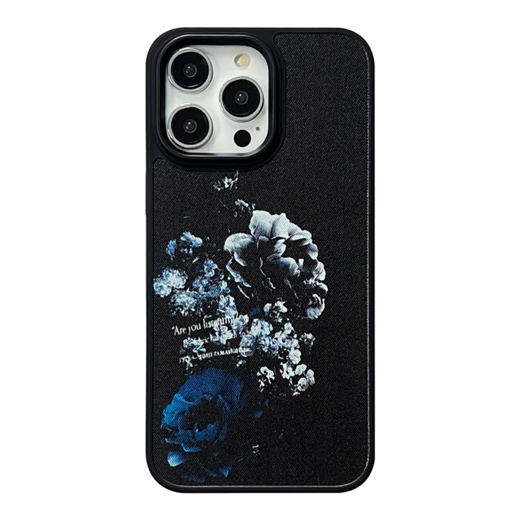 For iPhone 15 Pro Skin Feel Matte TPU+PC Shockproof Phone Case(Peony) - HoMEdemic™ 