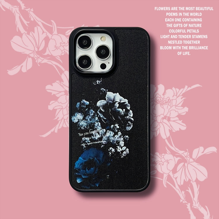 For iPhone 15 Pro Skin Feel Matte TPU+PC Shockproof Phone Case(Peony) - HoMEdemic™ 