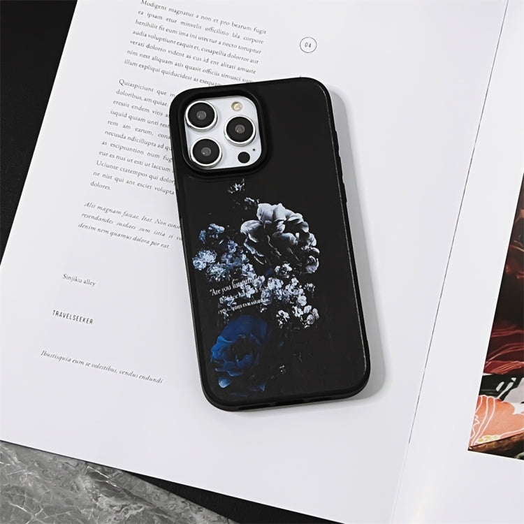 For iPhone 15 Pro Skin Feel Matte TPU+PC Shockproof Phone Case(Peony) - HoMEdemic™ 
