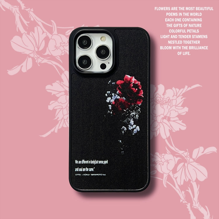 For iPhone 15 Pro Skin Feel Matte TPU+PC Shockproof Phone Case(Rose) - HoMEdemic™ 