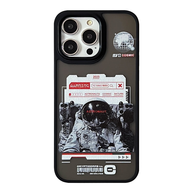 For iPhone 15 Pro Skin Feel Matte TPU+PC Shockproof Phone Case(Space Astronaut) - HoMEdemic™ 