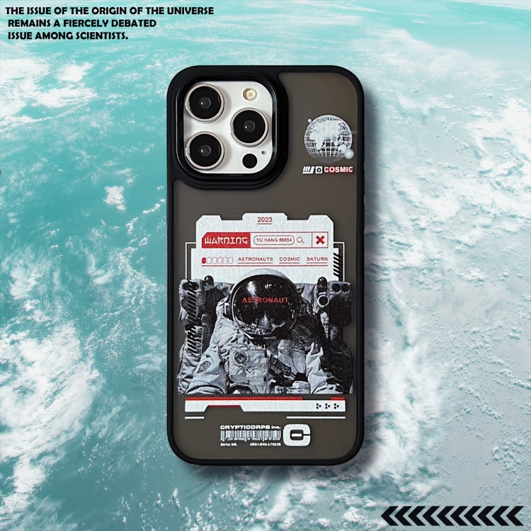 For iPhone 15 Pro Skin Feel Matte TPU+PC Shockproof Phone Case(Space Astronaut) - HoMEdemic™ 