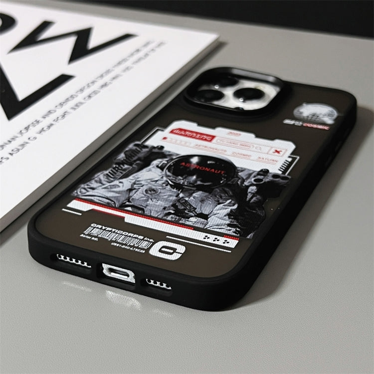 For iPhone 15 Pro Skin Feel Matte TPU+PC Shockproof Phone Case(Space Astronaut) - HoMEdemic™ 