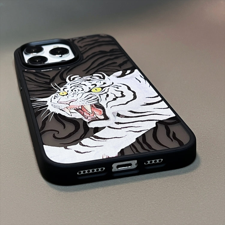 For iPhone 15 Pro Skin Feel Matte TPU+PC Shockproof Phone Case(Tiger) - HoMEdemic™ 