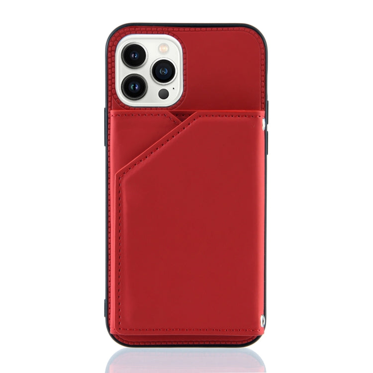 For iPhone 15 Pro Skin Feel PU + TPU + PC Back Cover Shockproof Case(Red) - HoMEdemic™ 