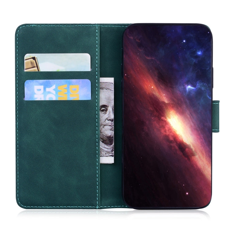 For iPhone 15 Pro Skin Feel Pure Color Flip Leather Phone Case(Green) - HoMEdemic™ 