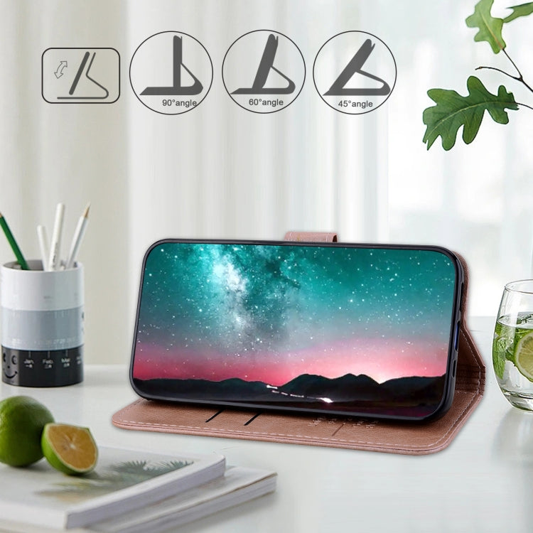 For iPhone 15 Pro Skin Feeling Oil Leather Texture PU + TPU Phone Case(Champagne) - HoMEdemic™ 