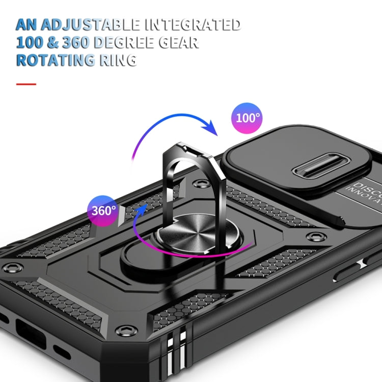 For iPhone 15 Pro Sliding Camshield Holder Phone Case(Black) - HoMEdemic™ 