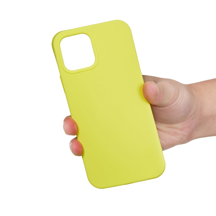 For iPhone 15 Pro Solid Color Silicone Phone Case(Lemon Yellow) - HoMEdemic™ 