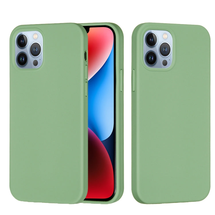 For iPhone 15 Pro Solid Color Silicone Phone Case(Mint Green) - HoMEdemic™ 
