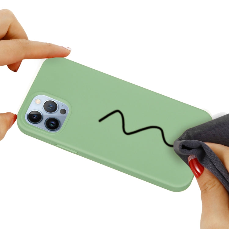 For iPhone 15 Pro Solid Color Silicone Phone Case(Mint Green) - HoMEdemic™ 