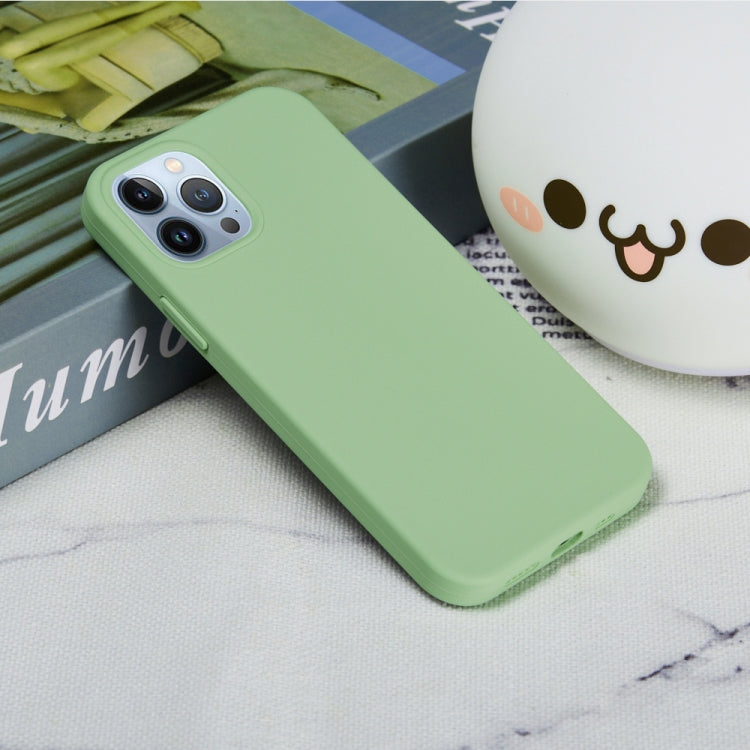 For iPhone 15 Pro Solid Color Silicone Phone Case(Mint Green) - HoMEdemic™ 