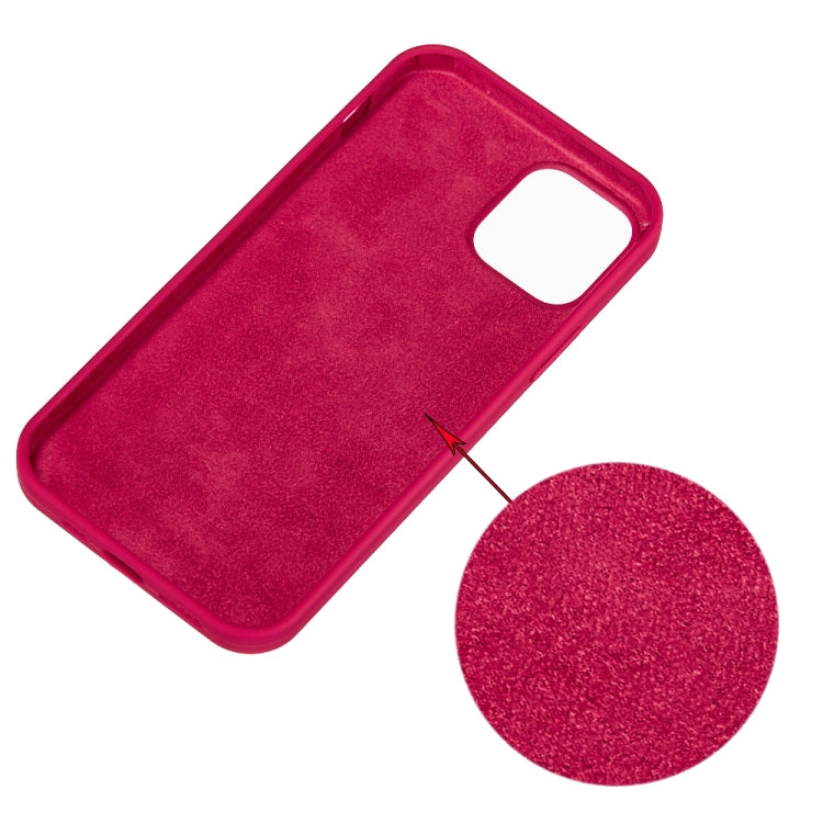 For iPhone 15 Pro Solid Color Silicone Phone Case(Rose Red) - HoMEdemic™ 
